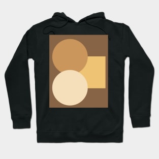 Circle Vintage Retro Shapes Abstract Art Pattern Hoodie